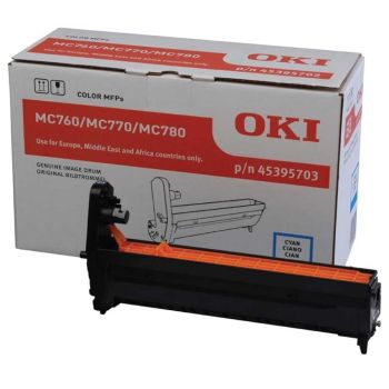 Oki 45395703 Cyan Image Drum (30,000 pages*)