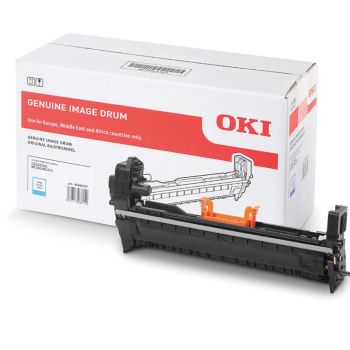 Oki 46484107 Cyan Imaging Drum (30,000 Pages)