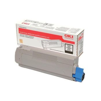 Oki 46490404 Black Toner Cartridge (1,500 Pages)