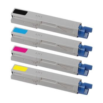 Oki PB-C3450VAL2 Standard Yield CMYK Toner Cartridge Kit (save 