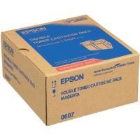 Epson C13S050607 Magenta Toner Cartridge Double Pack (2x 7,500 pages*)