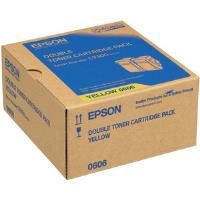 Epson C13S050606 Yellow Toner Cartridge Double Pack (2x 7,500 pages*)