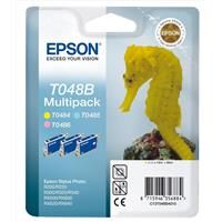 Epson T048B LC/LM/Y Light Colour Ink Cartridges (13ml each) C13T048B4010