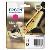 Epson C13T16234010 16 Magenta Ink Cartridge (3.1ml)