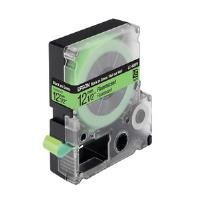 Epson LC-4GBF9 - 12mm x 9m - Black on Green Tape C53S625413