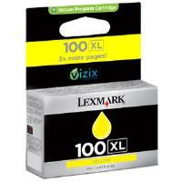 Lexmark 14N1071E 100XL Yellow Ink Cartridge (600 pages*) 014N1071E