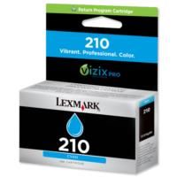 Lexmark 14L0086E 210 Standard Yield Cyan Return Program Ink Cartridge (500 pages*)