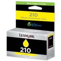 Lexmark 14L0088E 210 Standard Yield Yellow Return Program Ink Cartridge (500 pages*)