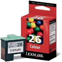 Lexmark 010N0026E #26 High Yield Colour CMY Ink Cartridge (275 pages*) 10N0026E