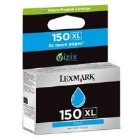 Lexmark 14N1615E 150XL High Yield Cyan Return Program Ink Cartridge (700 pages*)