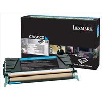Lexmark C746A1CG Standard Yield Cyan Return Program Toner Cartridge (7,000 pages*)