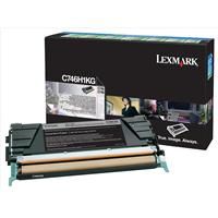 Lexmark C746H1KG High Yield Black Return Program Toner Cartridge (12,000 pages*)