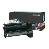 Lexmark C7700CH High Yield Cyan Return Program Print Cartridge (10,000 pages*) 00C7700CH