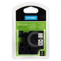 DYMO D1 16960 - 19mm x 5.5m - Black on White Tape