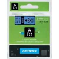 DYMO D1 40916 - 9mm x 7m - Black on Blue Tape