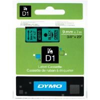 DYMO D1 40919 - 9mm x 7m - Black on Green Tape
