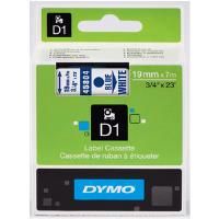 DYMO D1 45804 - 19mm x 7m - Blue on White Tape