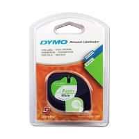 DYMO S0721510 12mm x 4m - Black on White Paper Tape