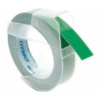 DYMO S0898160 9mm x 3m - White on Green Tape (1 roll)