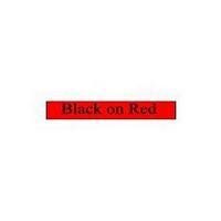 Brother TX431 12mm x 15m Black on Red Gloss Tape