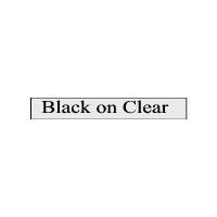Brother TX151 24mm x 15m Black on Clear Gloss Tape