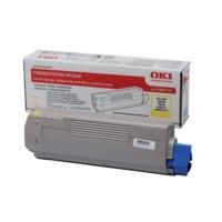 Oki 43865721 Yellow Toner Cartridge (6,000 pages*)