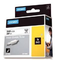 DYMO Rhino 18053 - 9mm x 1.5m - Black on White Heat Shrink Tubing Tape