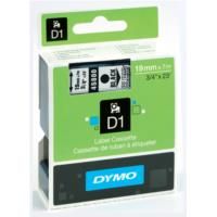DYMO D1 45800 - 19mm x 7m - Black on Clear Tape