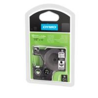 DYMO D1 16957 - 12mm x 3.5m - Black on White Tape