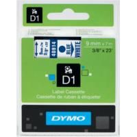 DYMO D1 40914 - 9mm x 7m - Blue on White Tape