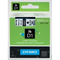 DYMO D1 45803 - 19mm x 7m - Black on White Tape
