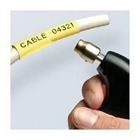 DYMO Rhino 18056 - 12mm x 1.5m - Black on Yellow Heat Shrink Tubing Tape