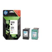 HP SD412EE No.350 & No.351 Ink Cartridge Pack