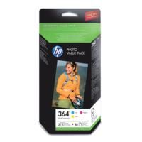 HP CH082EE No.364 Photo Value Pack (CMY Ink + 85 Sheets Photo Paper)