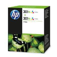 HP D8J46AE 301XL Tri-Colour Ink Cartridge Twin Pack (2x 330 pages*)