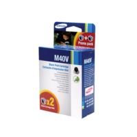 Samsung INK-M40V Twin Pack Black Ink Cartridge INK-M40V/ELS
