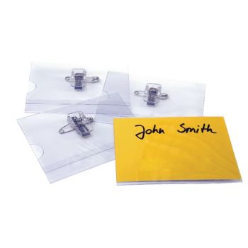 Announce Combi Clip Name Badge 40x75mm (Pack of 50) PV00917