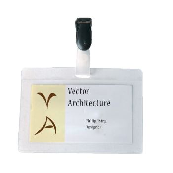 Announce Self-Laminating Badge 54x90mm (Pack of 25) PV00924