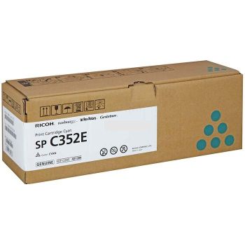 Ricoh 407384 Cyan Toner Cartridge (9,000 Pages*)