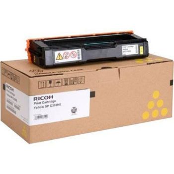 Ricoh 407635 High Yield Yellow Toner Cartridge (6,000 Pages*)