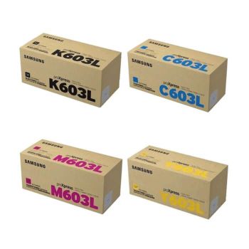 Samsung CLT-K603L CMYK Toner Cartridge Multipack