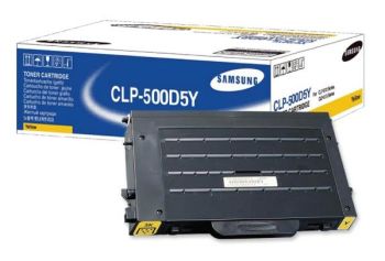Samsung CLP-500D5Y Yellow Toner (5,000 pages @ 5%) CLP-500D5Y/SEE