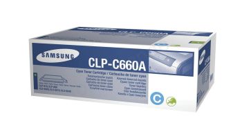 Samsung CLP-C660A Standard Yield Cyan Toner Cartridge (2,000 pages*) CLP-C660A/ELS