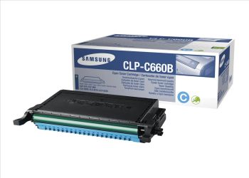 Samsung CLP-C660B High Yield Cyan Toner Cartridge (5,000 pages*) CLP-C660B/ELS
