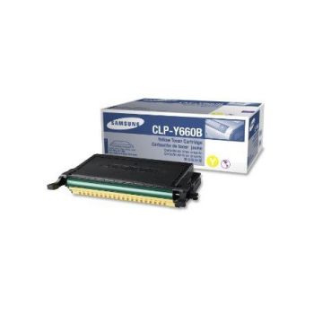 Samsung CLP-Y660B High Yield Yellow Toner Cartridge (5,000 pages*) CLP-Y660B/ELS