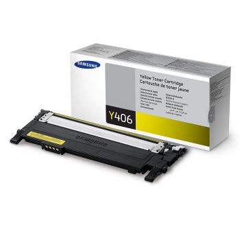 Samsung CLT-Y406S Yellow Toner Cartridge (1,000 pages*) CLT-Y406S/ELS