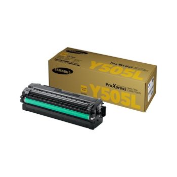 Samsung CLT-Y505L/ELS Yellow Toner Cartridge (3,500 Pages)