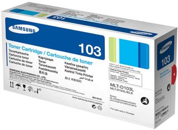Samsung MLTD103L/ELS High Yield Black Toner Cartridge (2,500 pages*) MLT-D103L/ELS