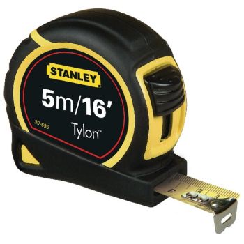 Stanley Retractable Tape Measure With Belt Clip 5 Metre 0-30-696