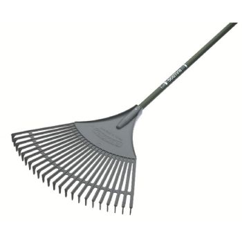 Evergreen Plastic Rake 54 inch Aluminium Grey/Green 380363